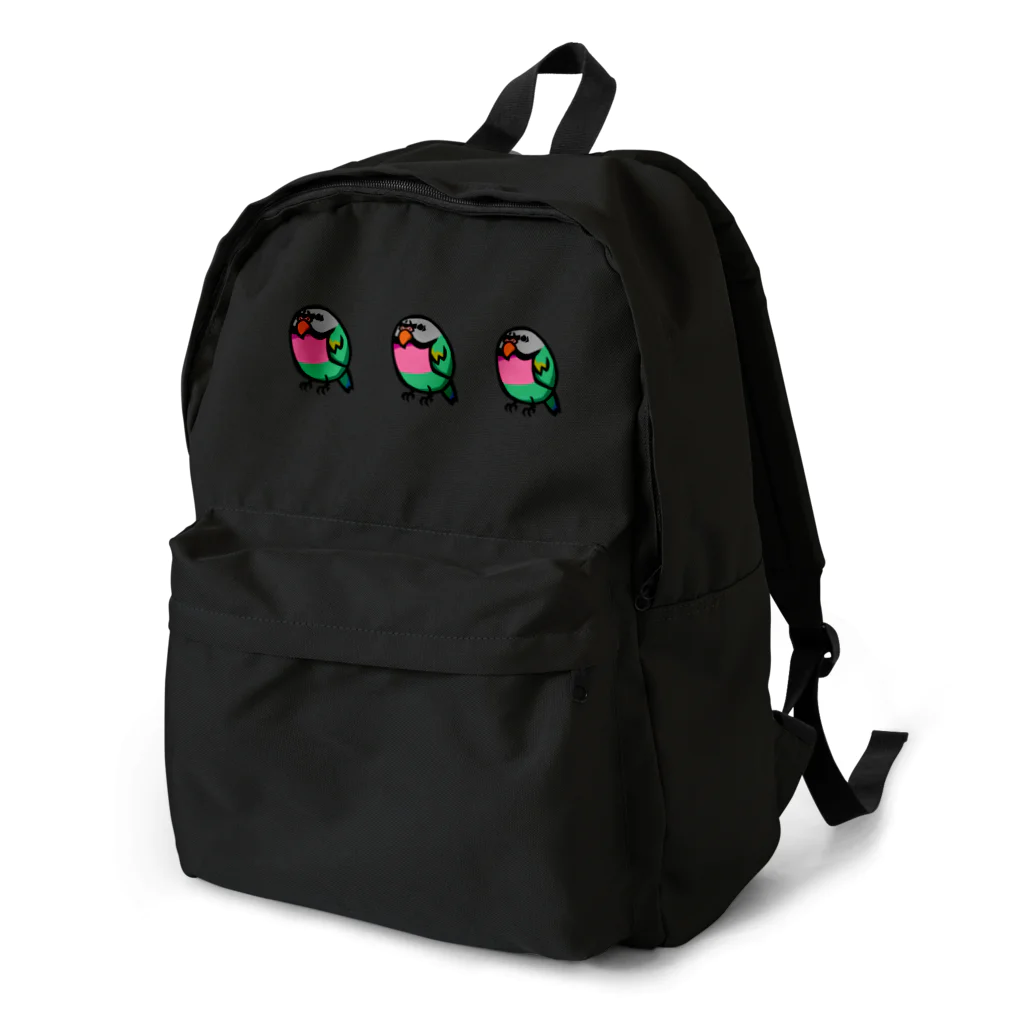 カゲトラのダルマインコのカゲトラさん（ギョリギョリ・トリオ） Backpack