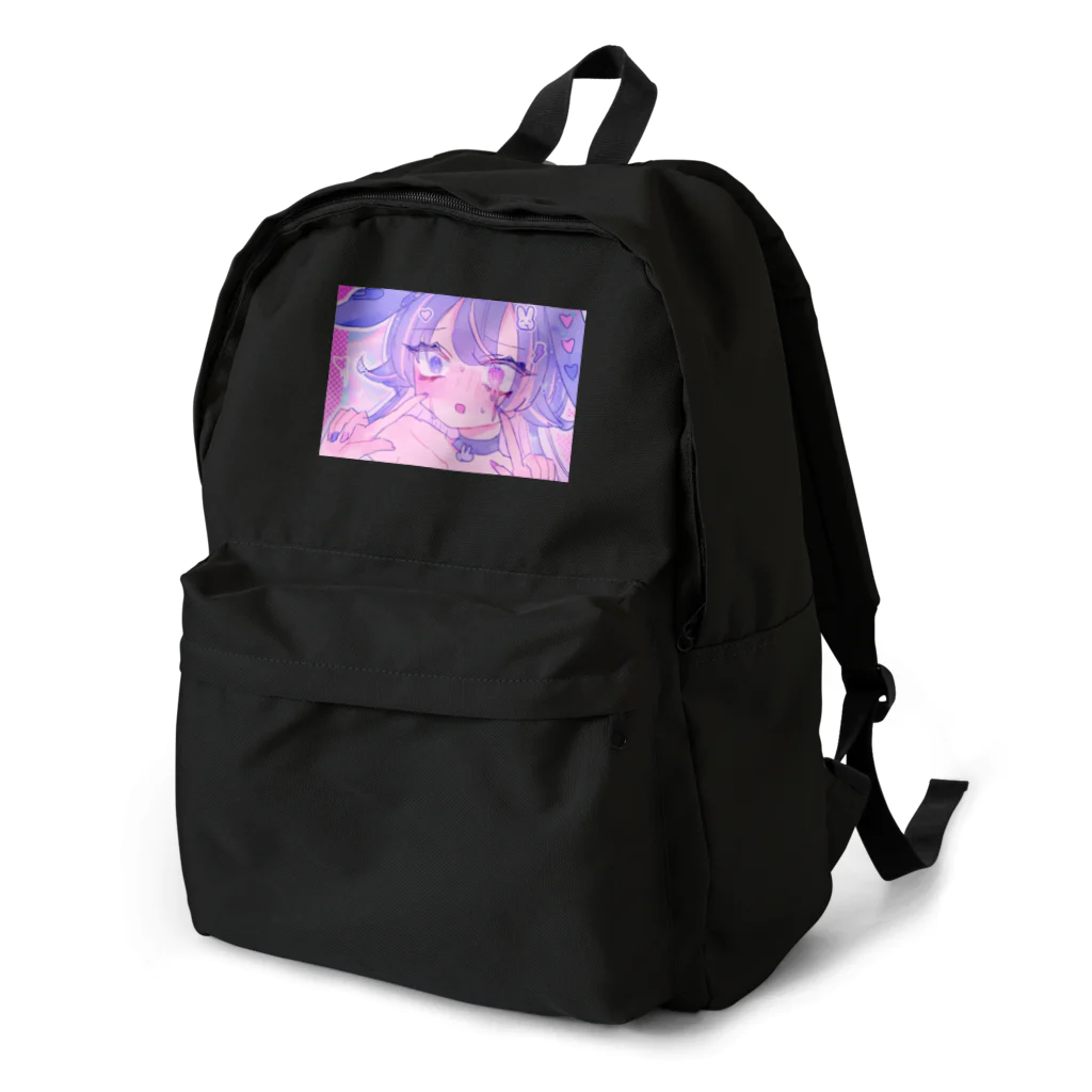 あくむ病院のうさぎ ぱにっく! black Backpack