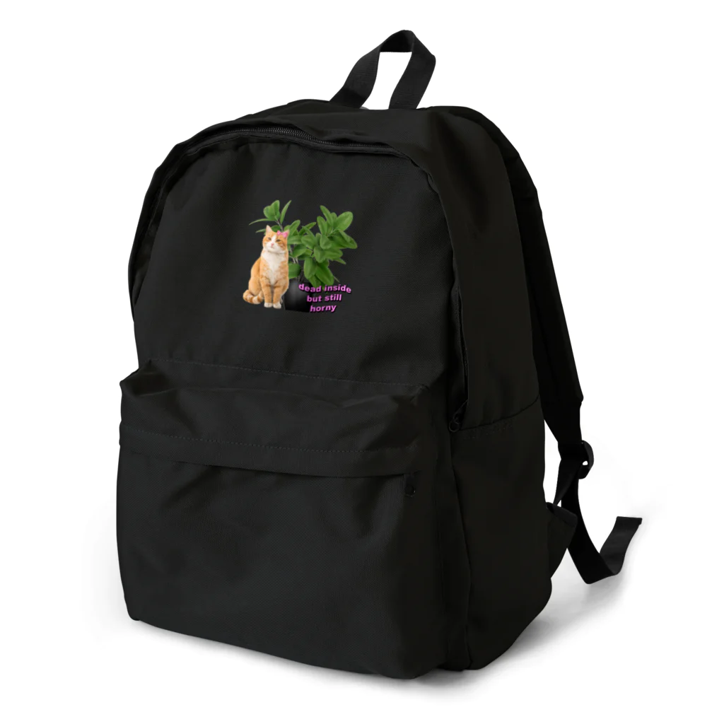 𝙈𝙊𝙈𝙊'𝙨 𝙎𝙝𝙤𝙥の植物とねこ_02 Backpack