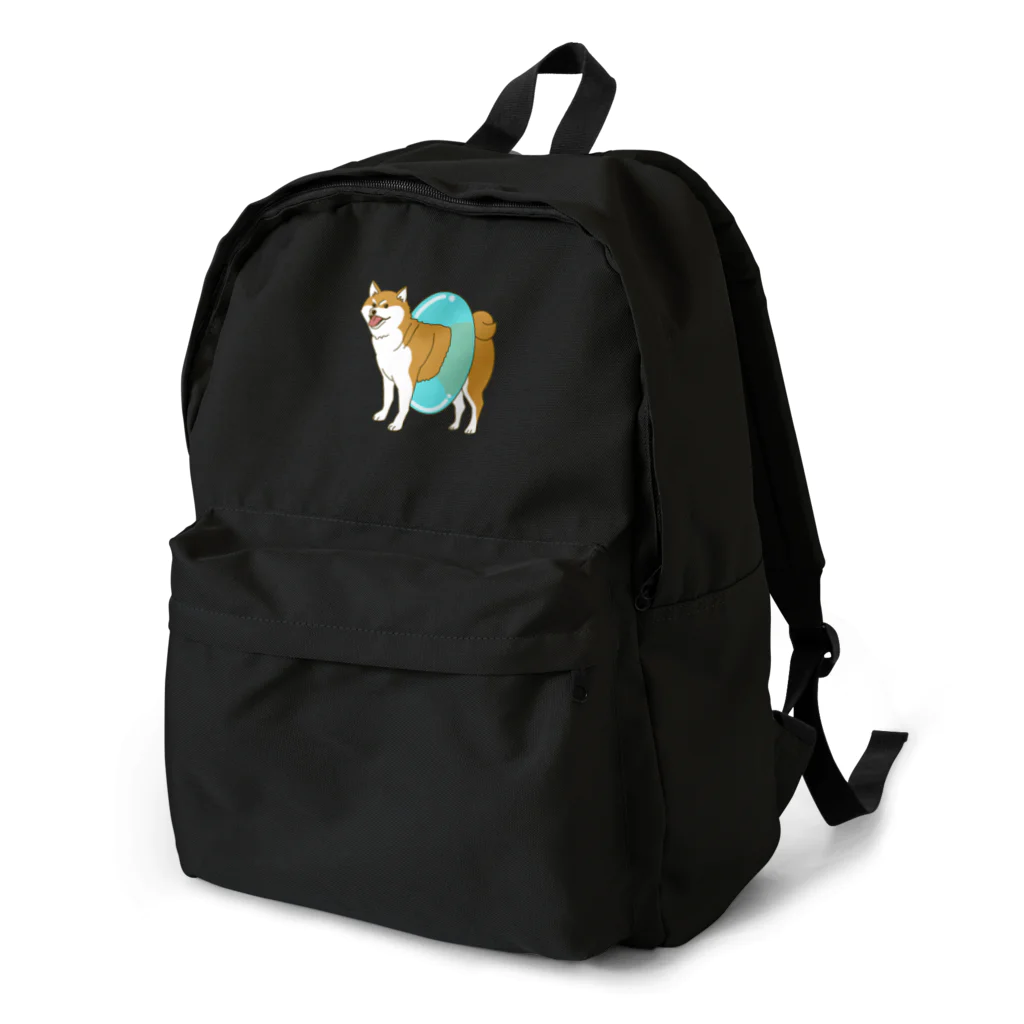 takaseのSHOPのプールに行く気の柴犬 Backpack