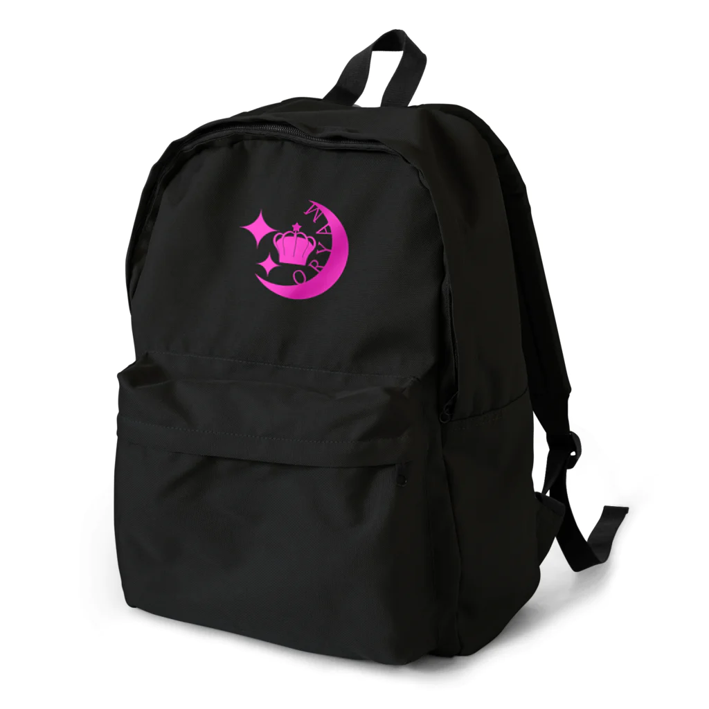 めいろのショップのListener Request  Moon & Crown-Name Design Backpack