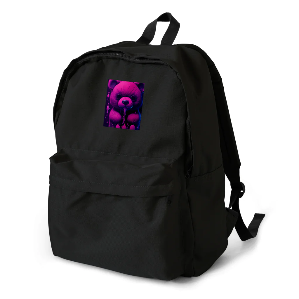 SHITON SHOPのスプラッシュアート✖️ダークファンタジー　クマ Backpack