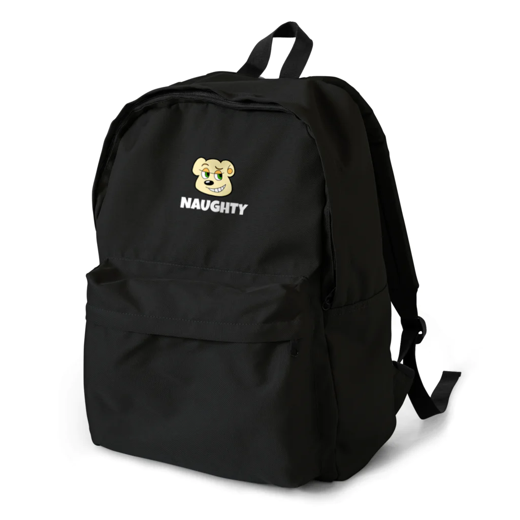 NAUGHTYのNAUGHTY BEARくん (WHT) Backpack