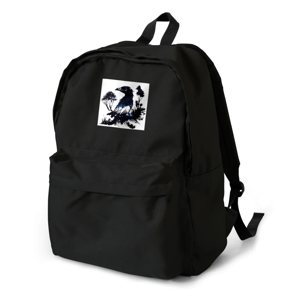 USK666の墨絵シリーズ「鴉」 Backpack