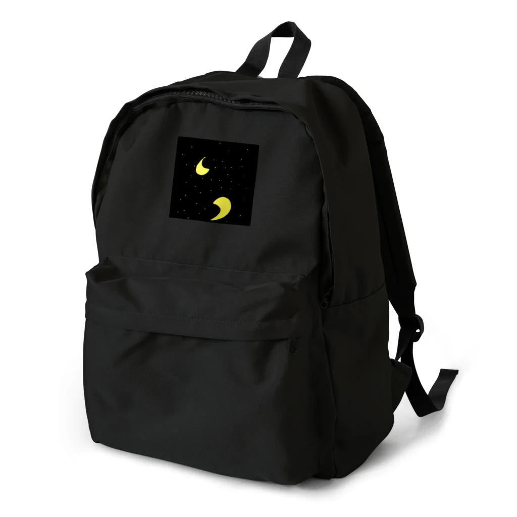 地球のどこかで生きているショップ。の夜の月 Backpack