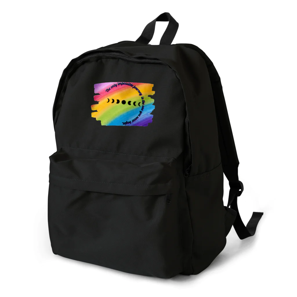  MIRACLE MOONの満ち欠ける月rainbow Backpack