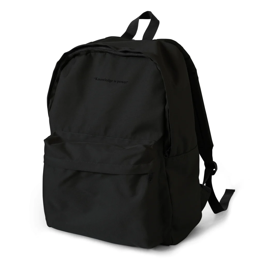 xxIPPOxxの"Knowledge is power" Backpack