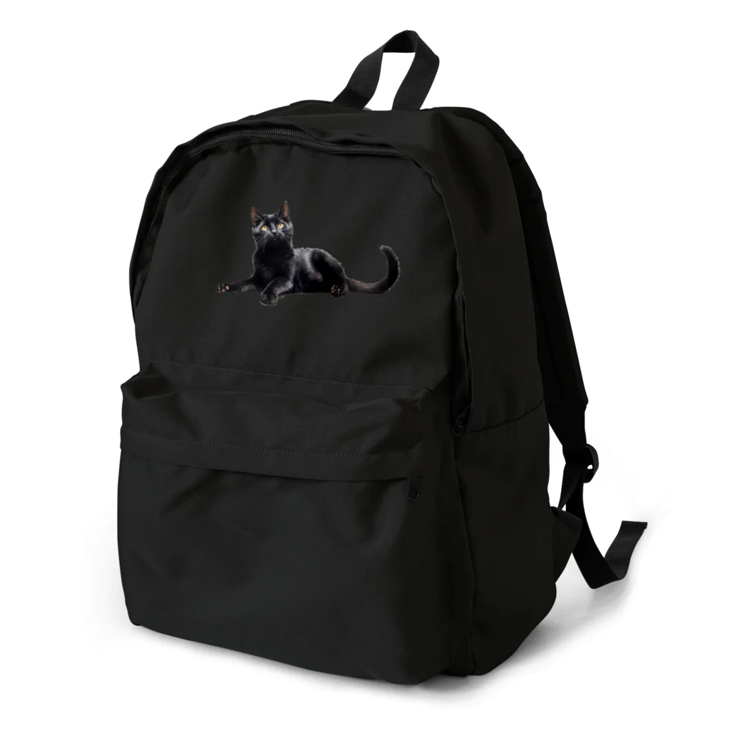 日向ぼっこの黒猫ちも Backpack