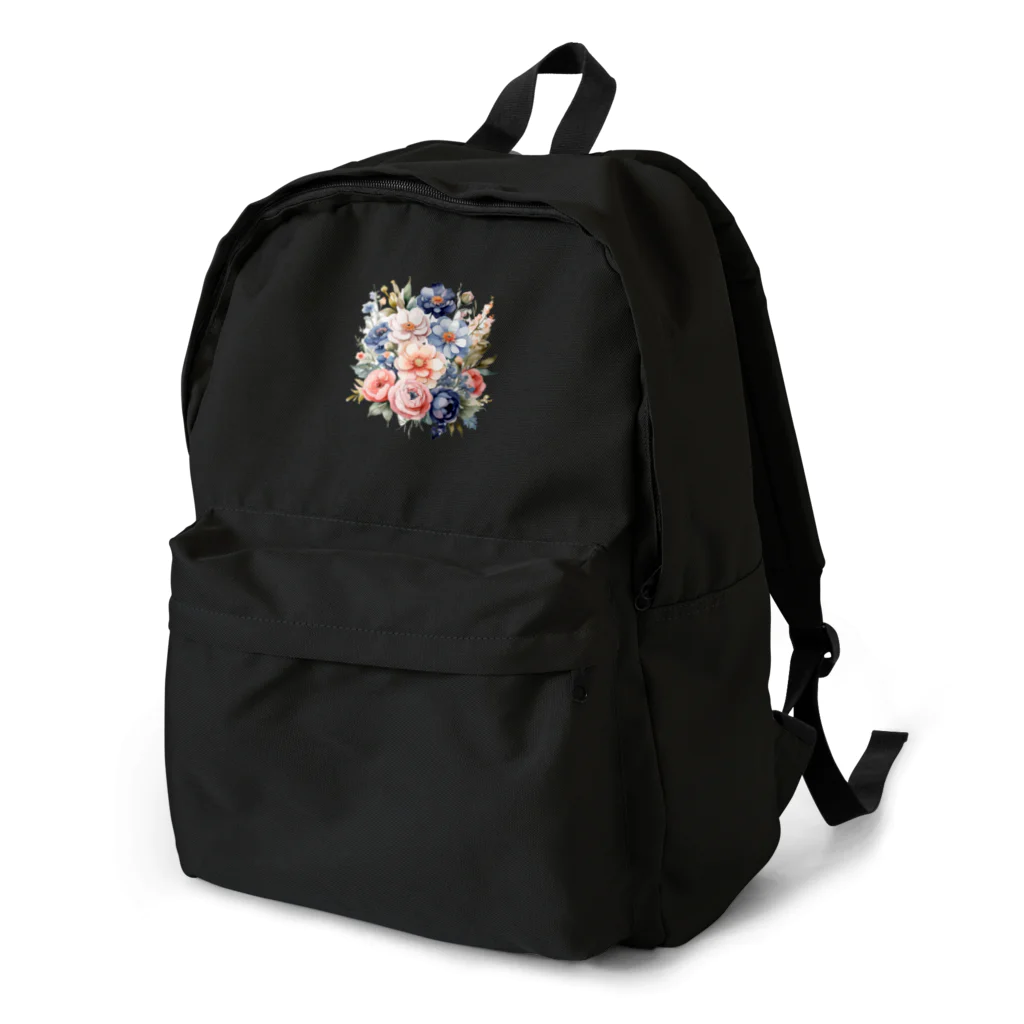 ファンシーTシャツ屋のパステルカラーの花束 Backpack