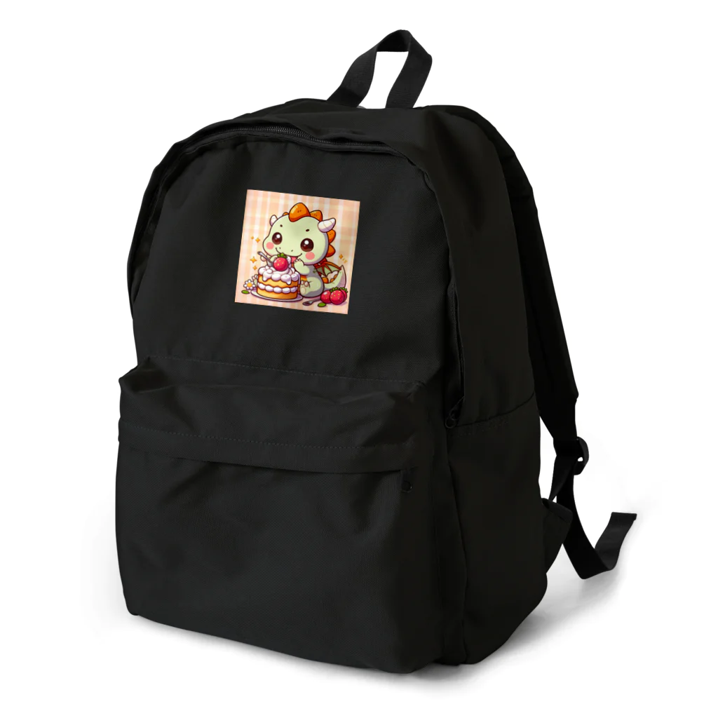 可愛らしいドラゴンのイラストグッズ店のかわいいドラゴンマスコットキャラクター Backpack