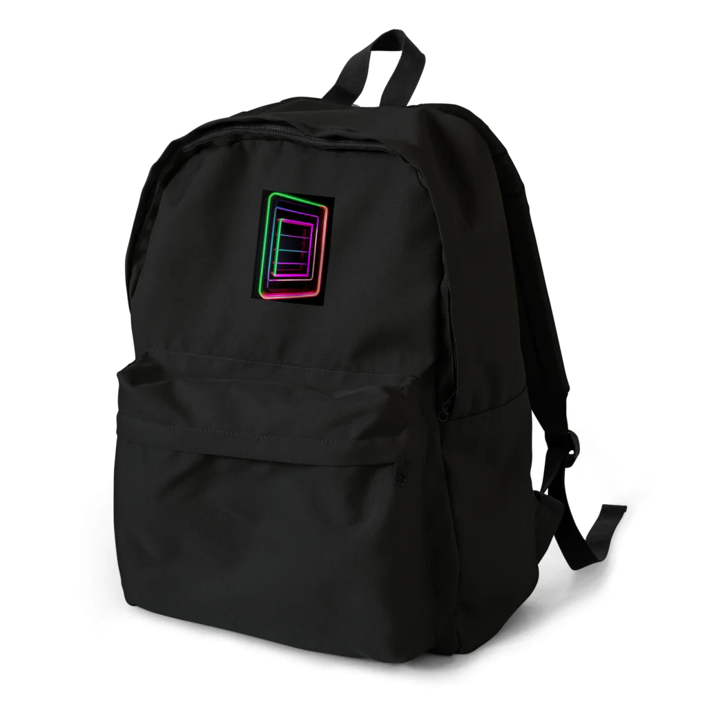 Association Against Mirroring SelfiesのAbstract_Neonsign Backpack