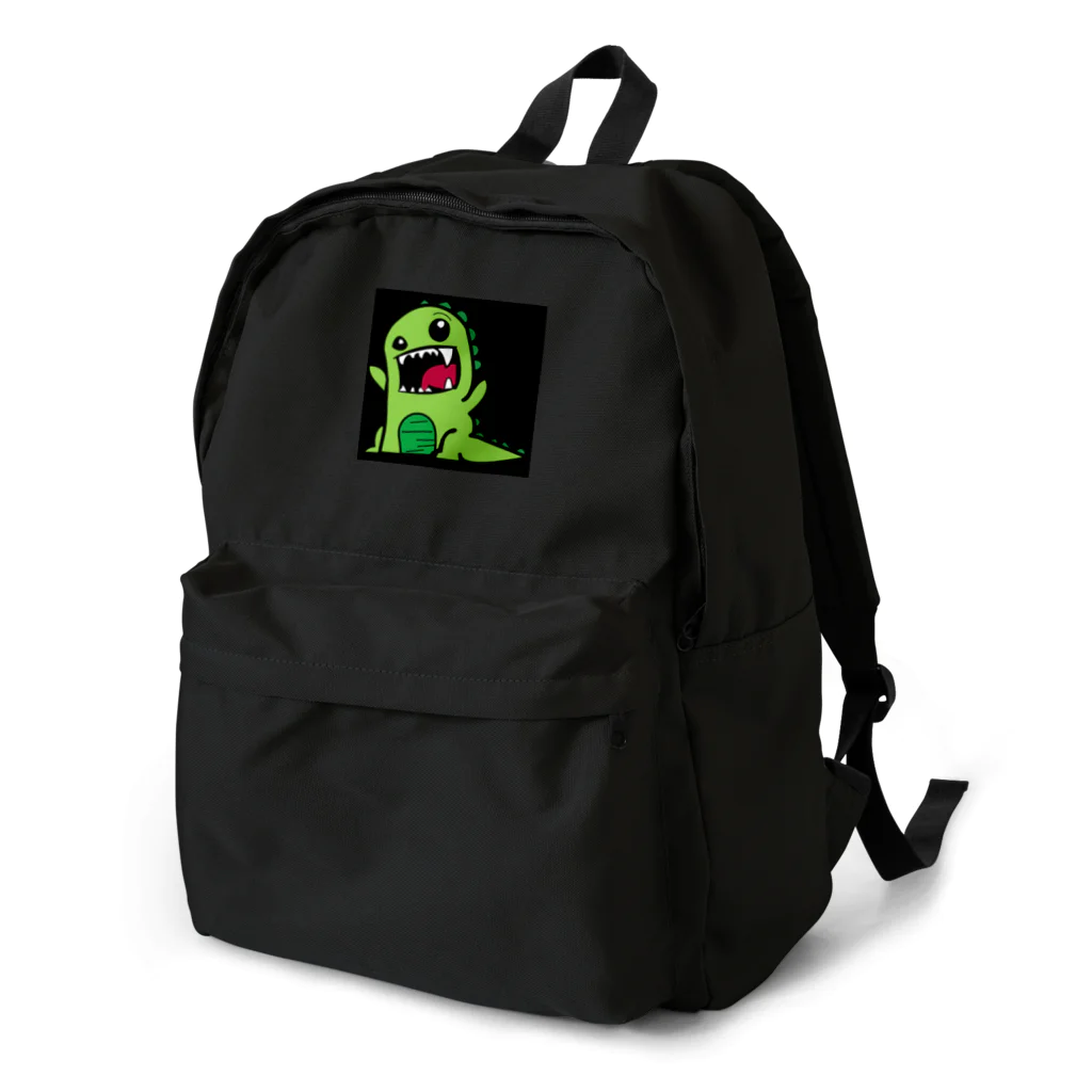 hidepandaのガチャピン風の恐竜 Backpack