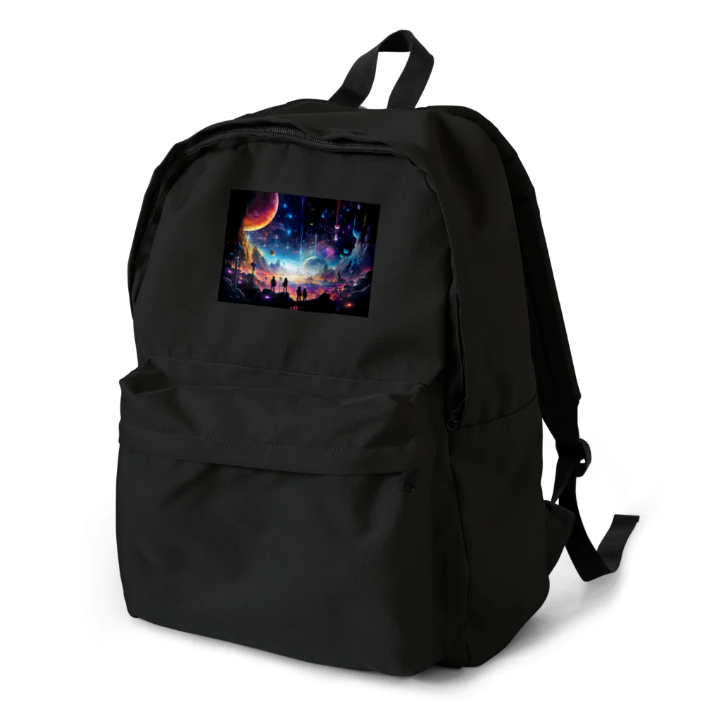 amejisuto358の宇宙🪐旅行が大好きな未来くん Backpack