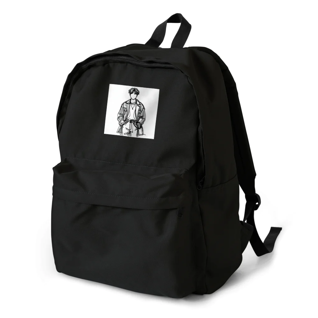 Schiele_sarieriの線画の人 Backpack