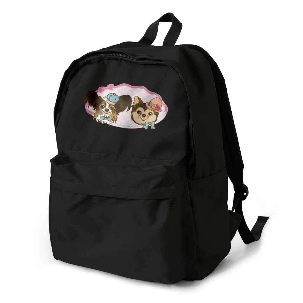 猫のきぬくんのお店のれおまるくんとみんちゃんのリボン Backpack