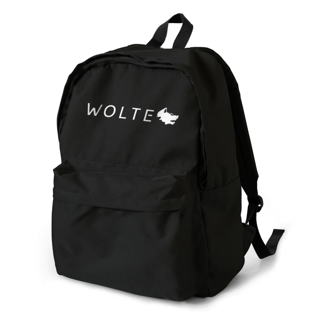 WOLTEのWOLTEシンプルロゴ / ロゴカラー・ホワイト Backpack