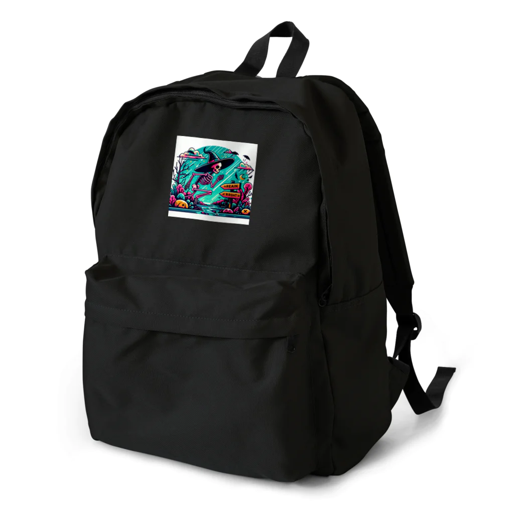 かるるんショップの骸骨紳士シリーズ　雨ニモマケズ、風ニモマケズ Backpack