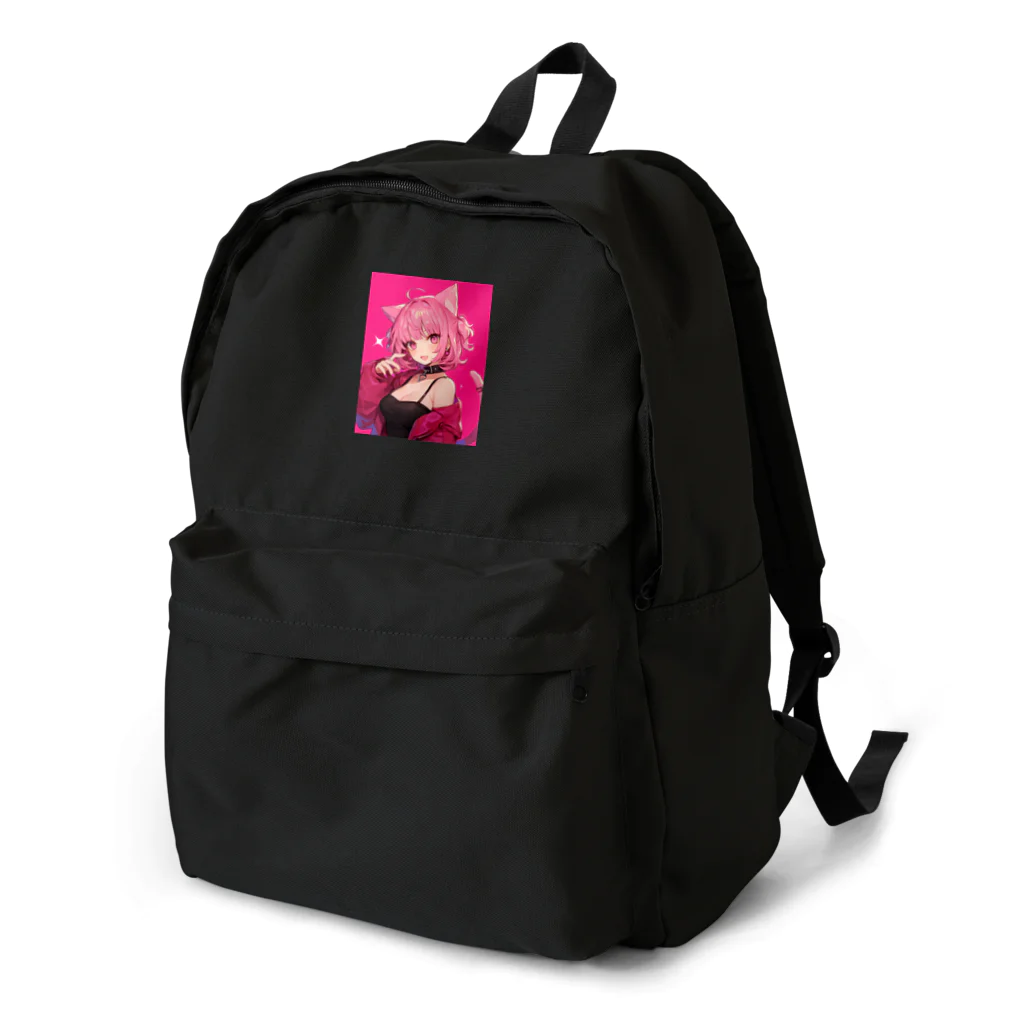 AQUAMETAVERSEのピンクのチャーム Marsa 106 Backpack