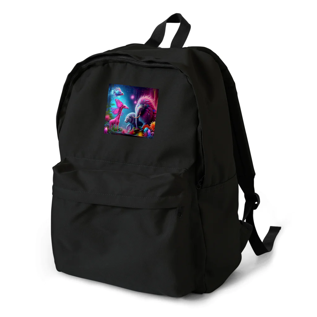 カメ好き屋のカラフルアニマル Backpack