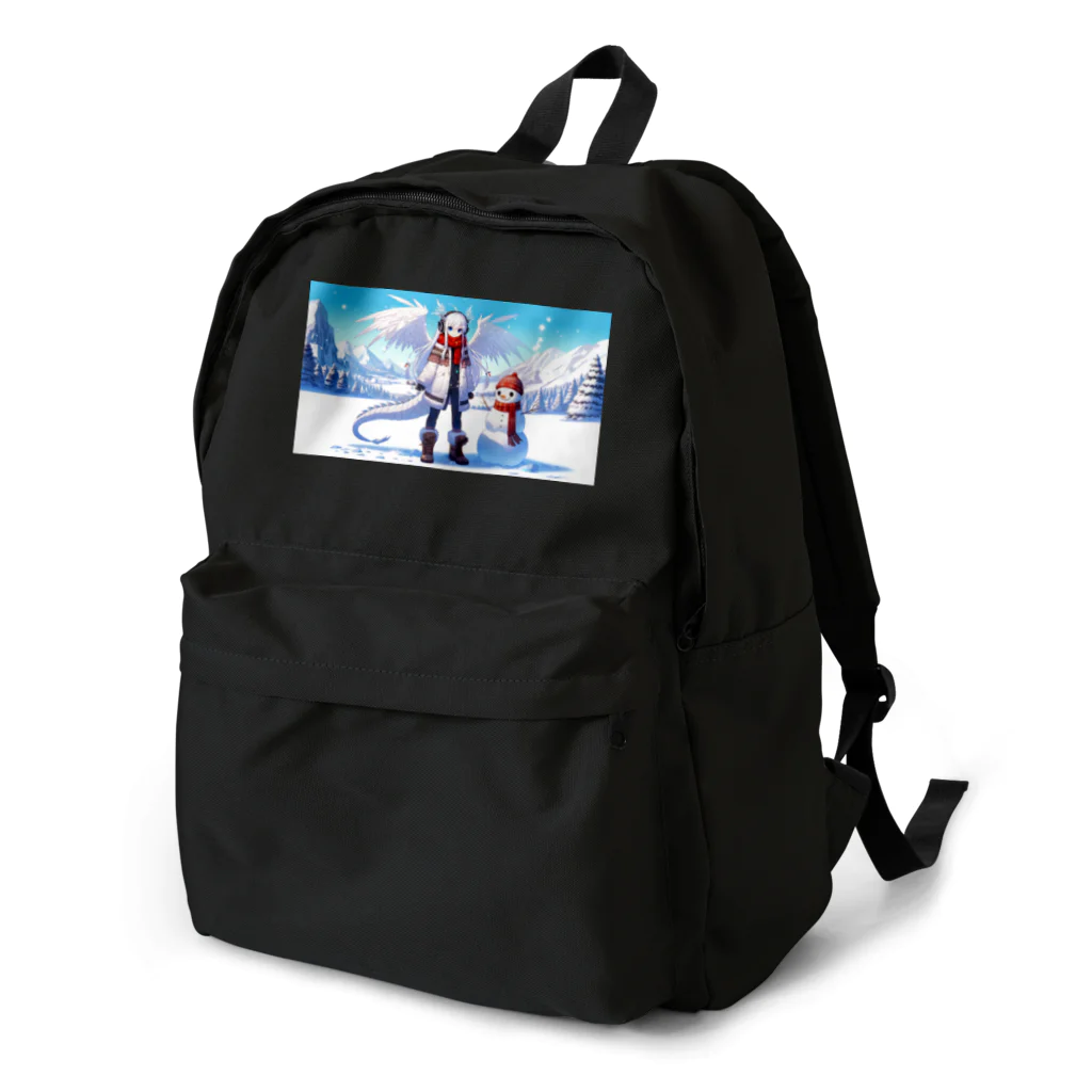 静寂工房の音の氷のドラゴン（Ice Dragons） Backpack