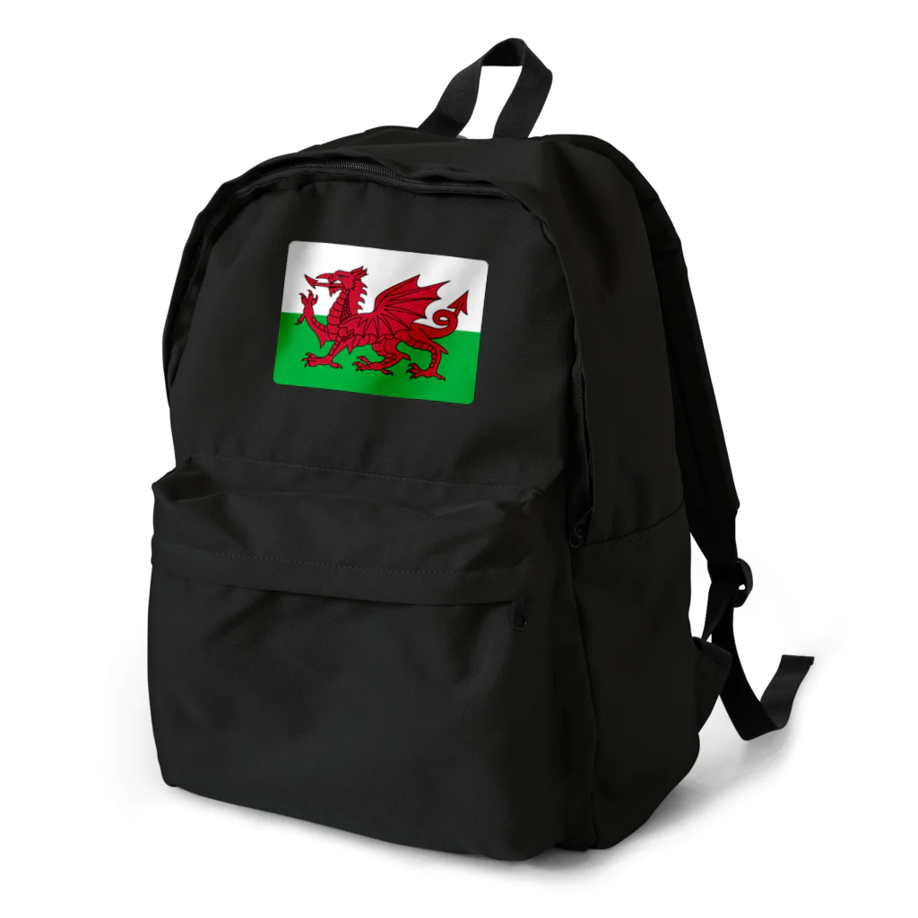お絵かき屋さんのウェールズの旗 Backpack