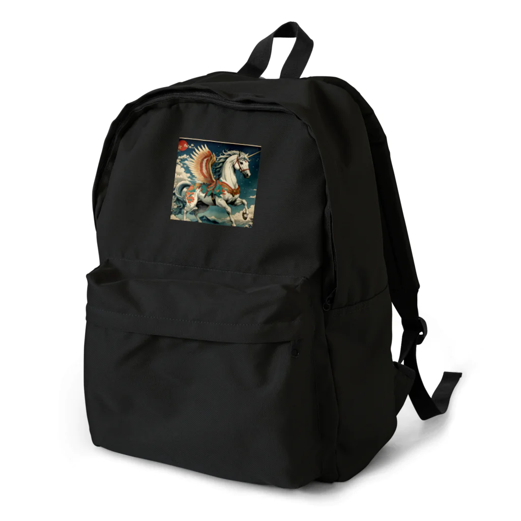 Kaz_Alter777の浮世絵絵風ペガサス Backpack