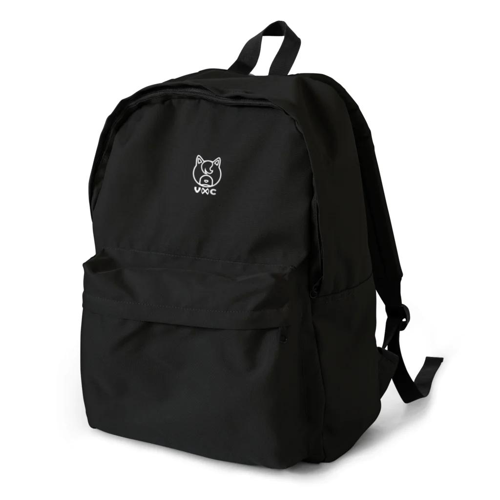 VIRTUAL CROSSのShiba Logo white  Backpack