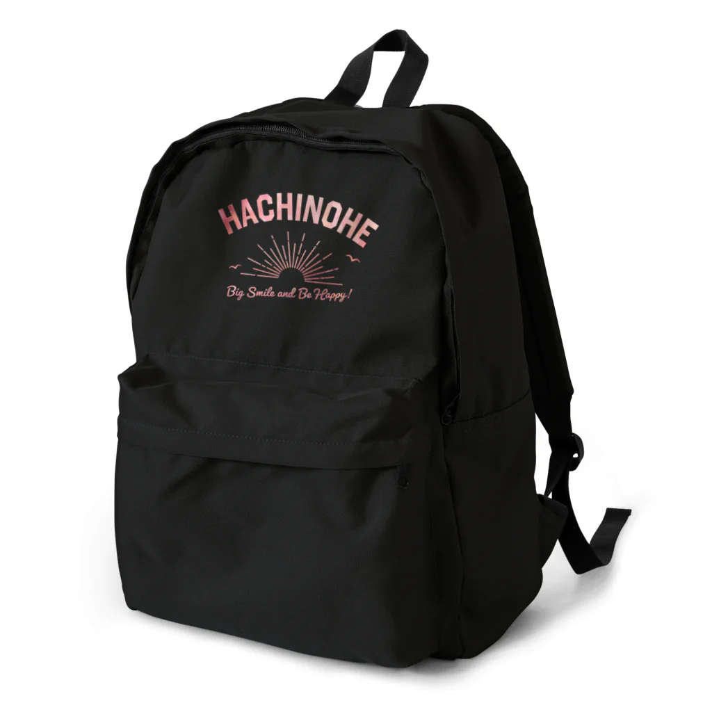 ケイティ企画の八戸ロゴ(ローズピンク) Backpack