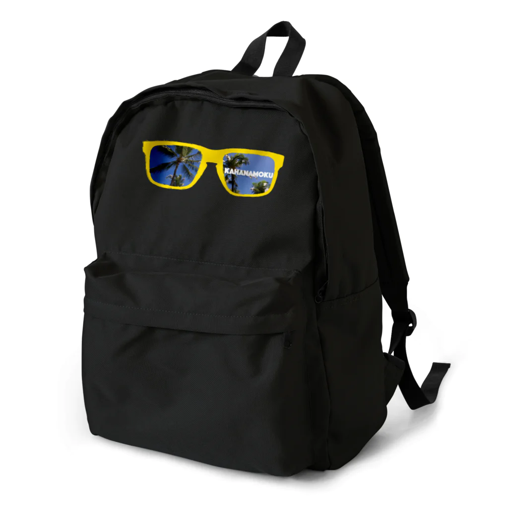 ultra marine yellow_storageのブライト カハナモク ビーチ 黄 Backpack