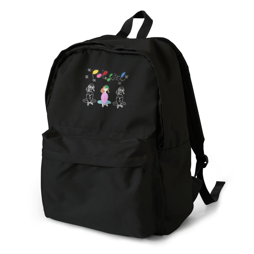 ねこ探知機のポップガール増量版 Backpack