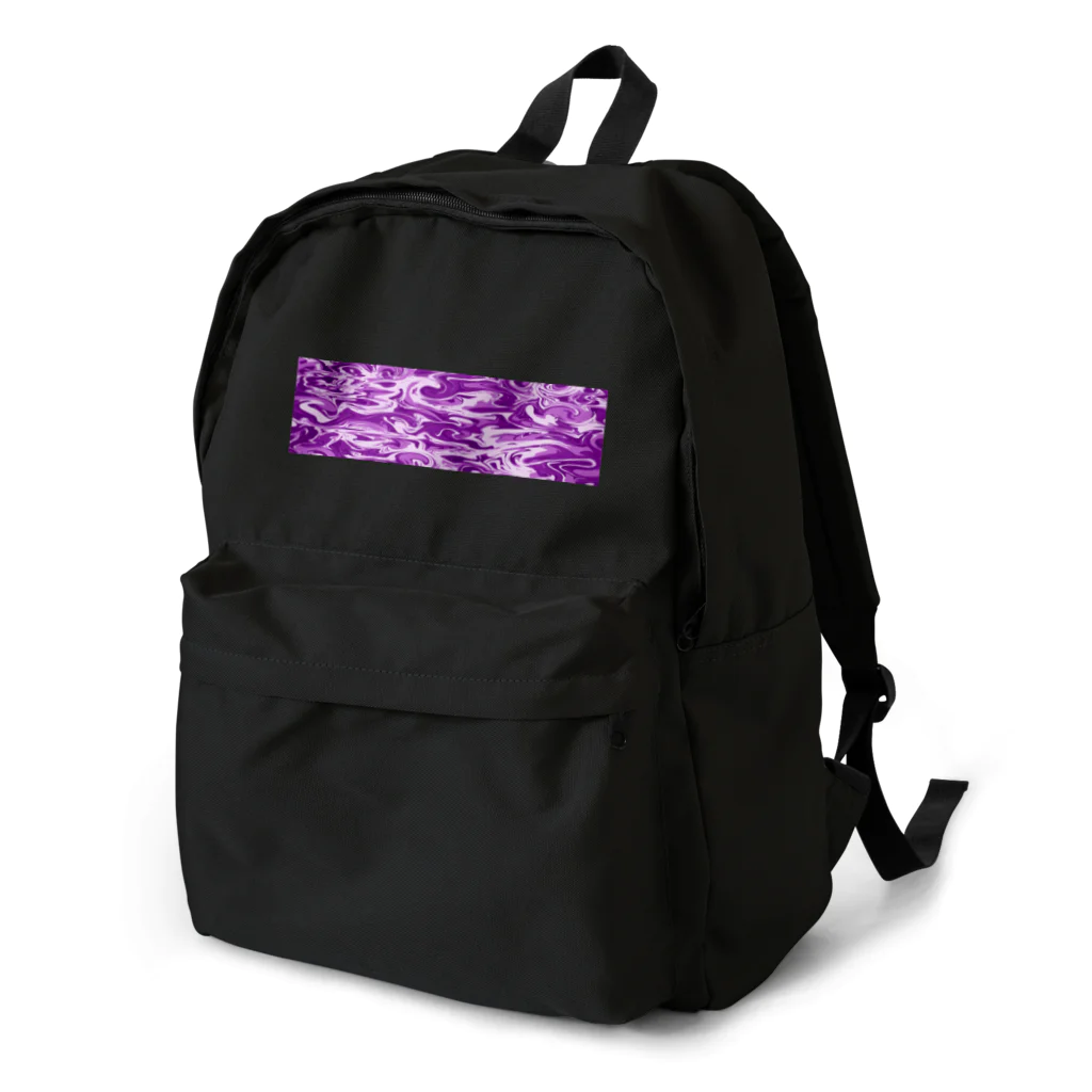 unoseのpurple marble slim パープルマーブルスリム Backpack