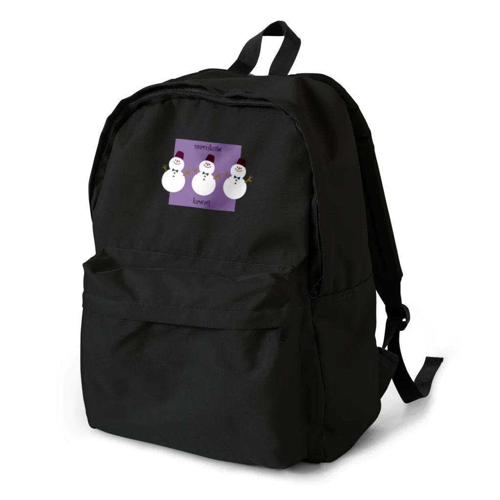 Hinaのまるくて かわいい purple Backpack