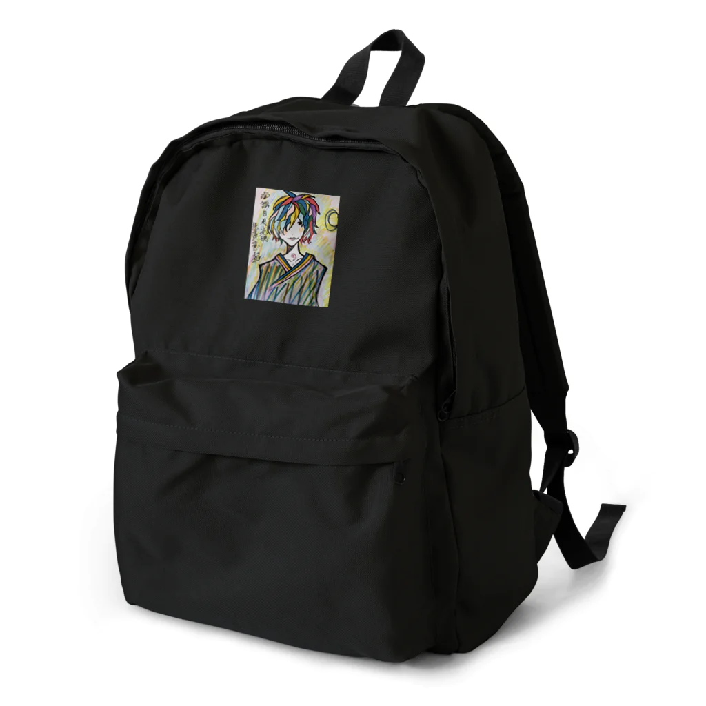 ベーグルの虹色髪 Backpack