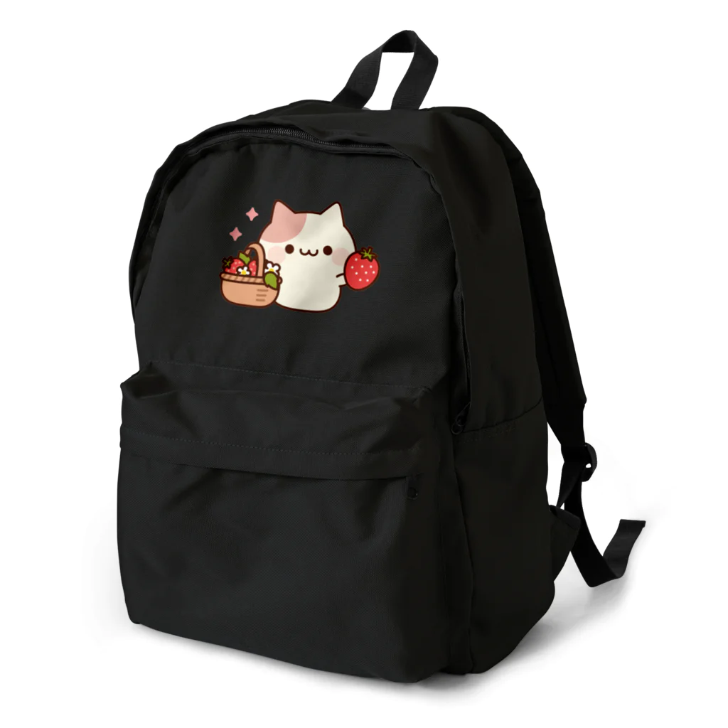 DECORのラブリーなにゃんこ　いちごver. Backpack