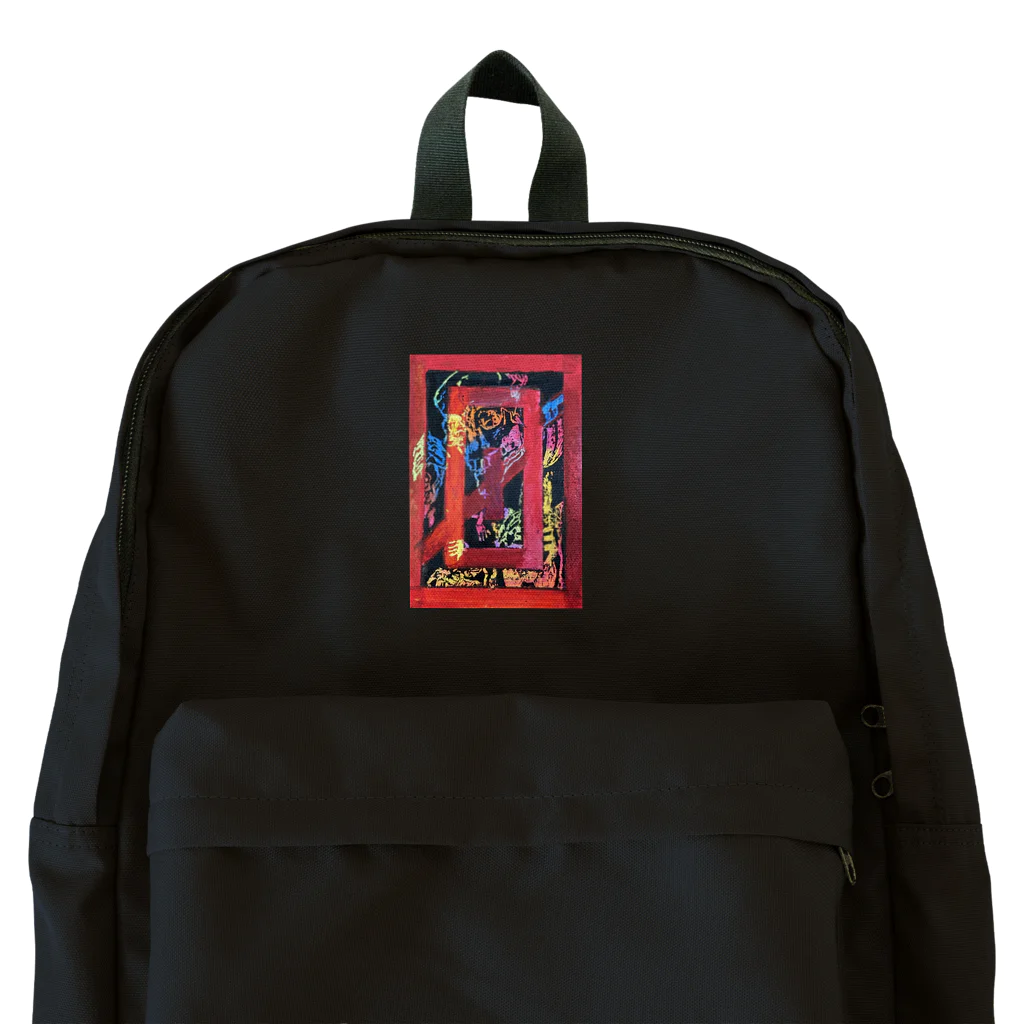 sayahartのgashadokuro RED（tokumiシリーズ） Backpack