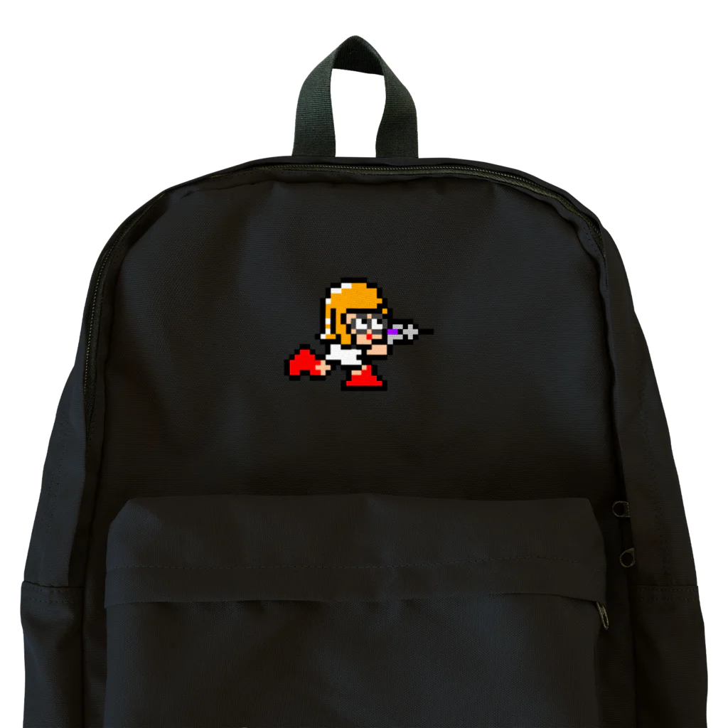 PLASTIC COBRAのドット絵イカックマン Backpack