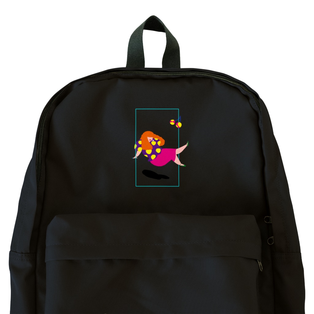 fig-treeの水玉の女04 Backpack