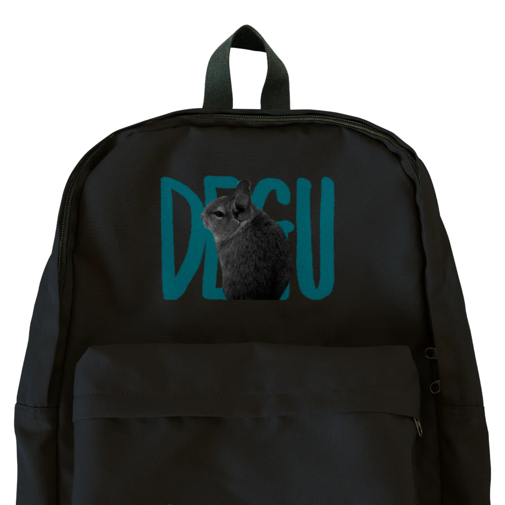 rururuのDEGUロゴ［青緑系］ Backpack