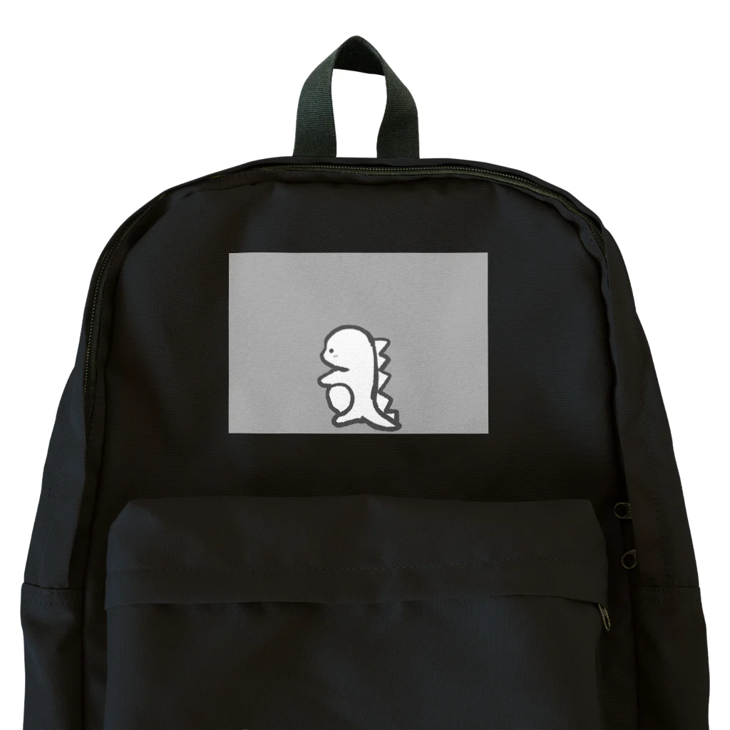 soyo11のゆるかわ恐竜 グレー Backpack