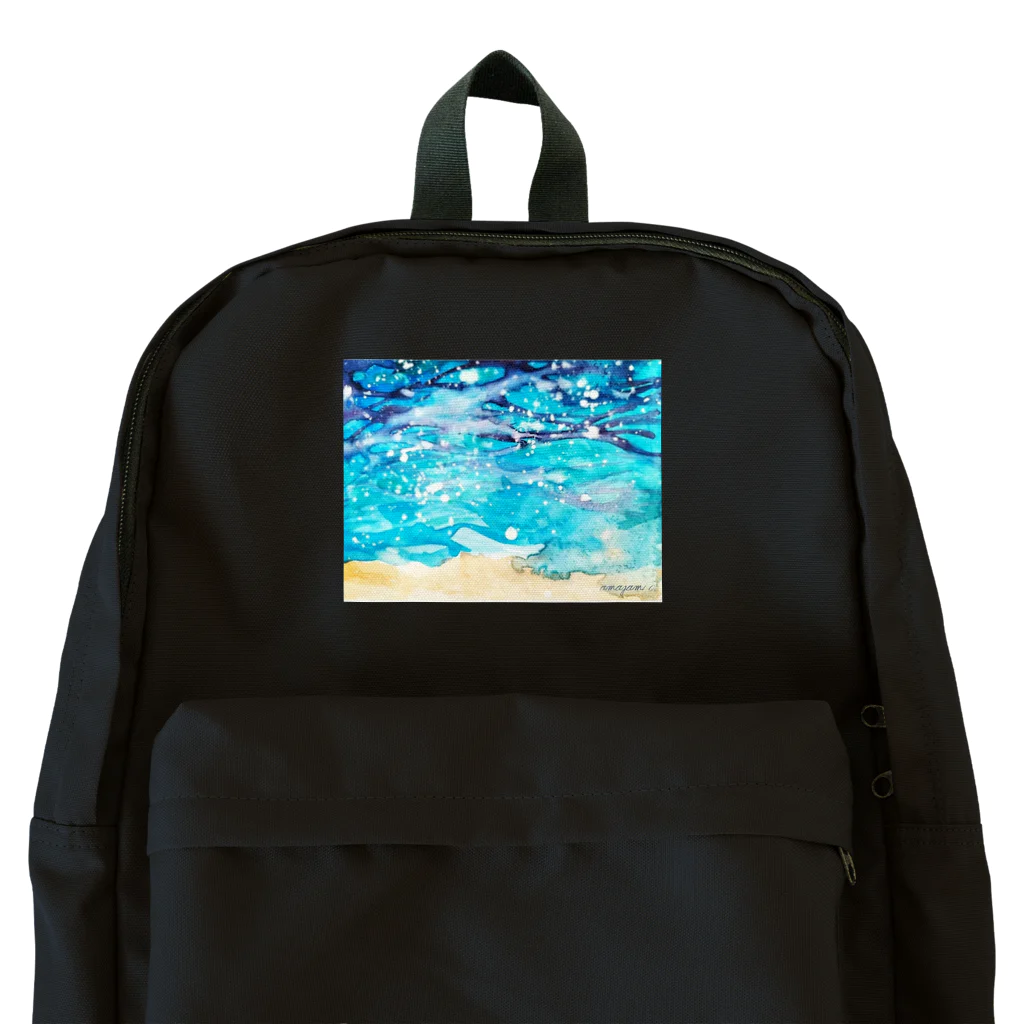 Laugh Rain LaboのHealing sea_am Backpack