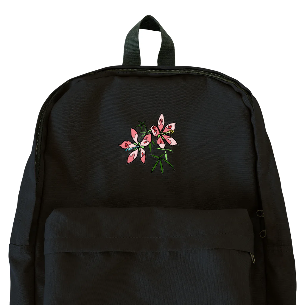 フルツの10/1 誕生花 「モミジアオイ」 Backpack