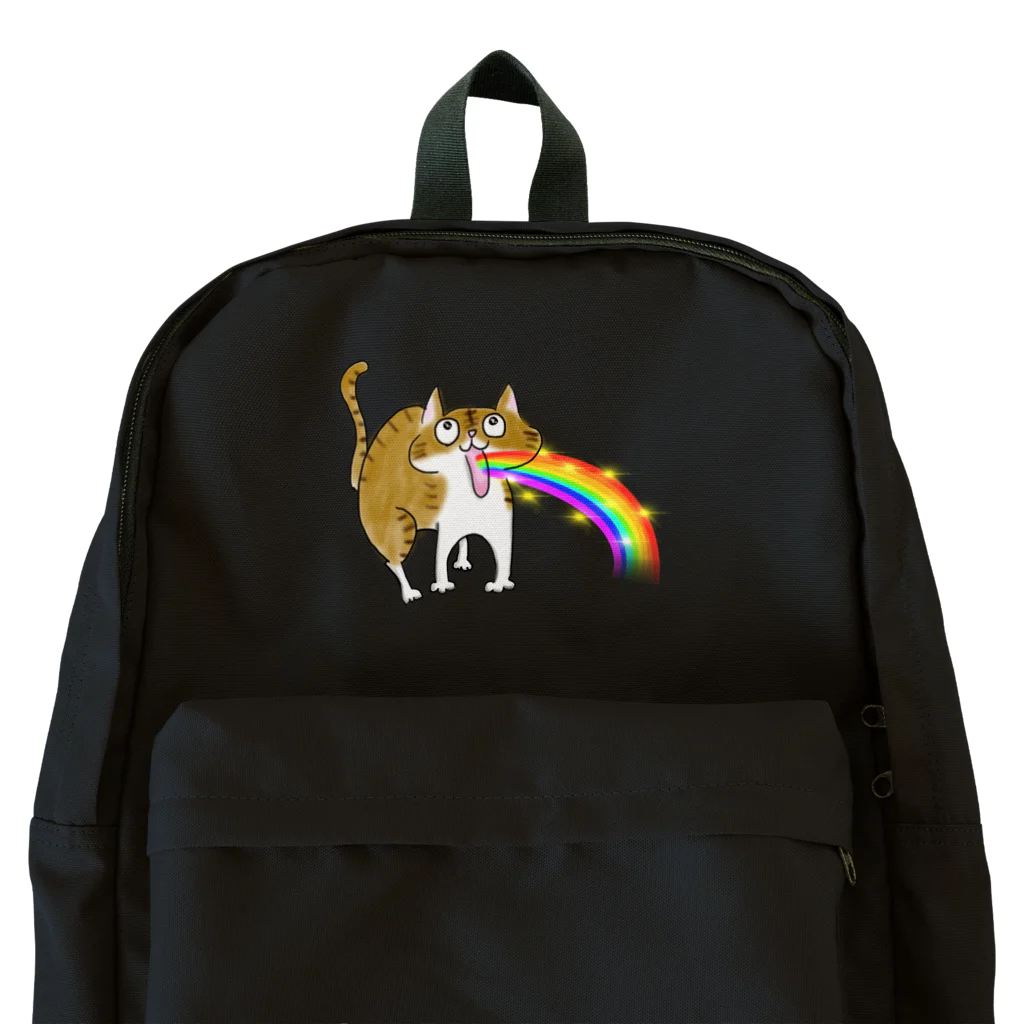 ニャンペイショップのマーライオン猫 Backpack
