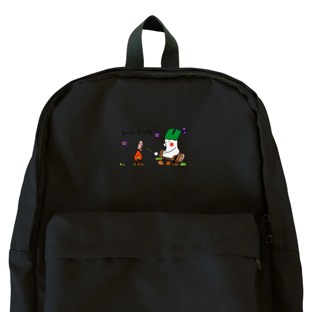 まりこさんのせかいのネギ男とほのお🔥 Backpack