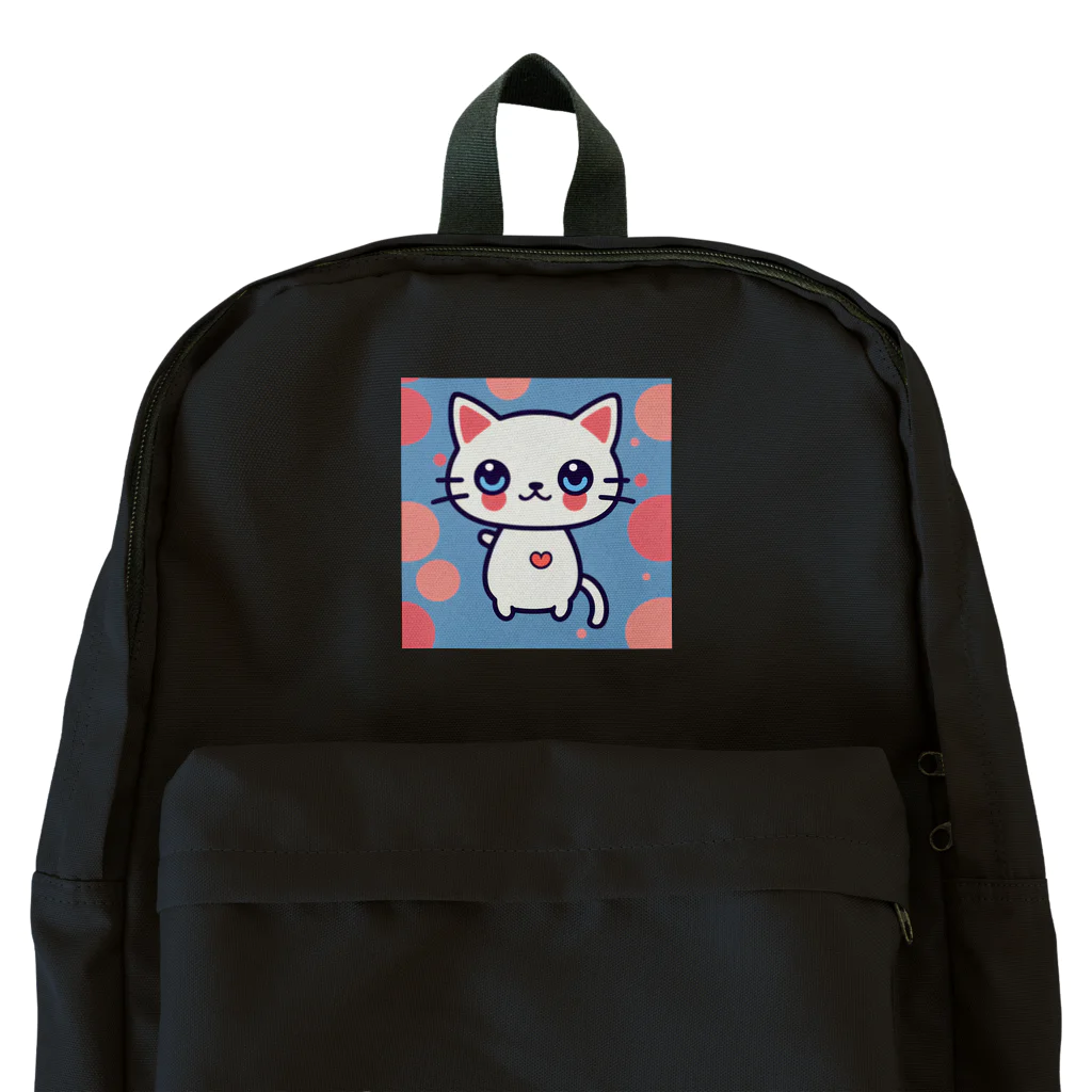 A31eの狛猫のミケ「はーとびーと」 Backpack