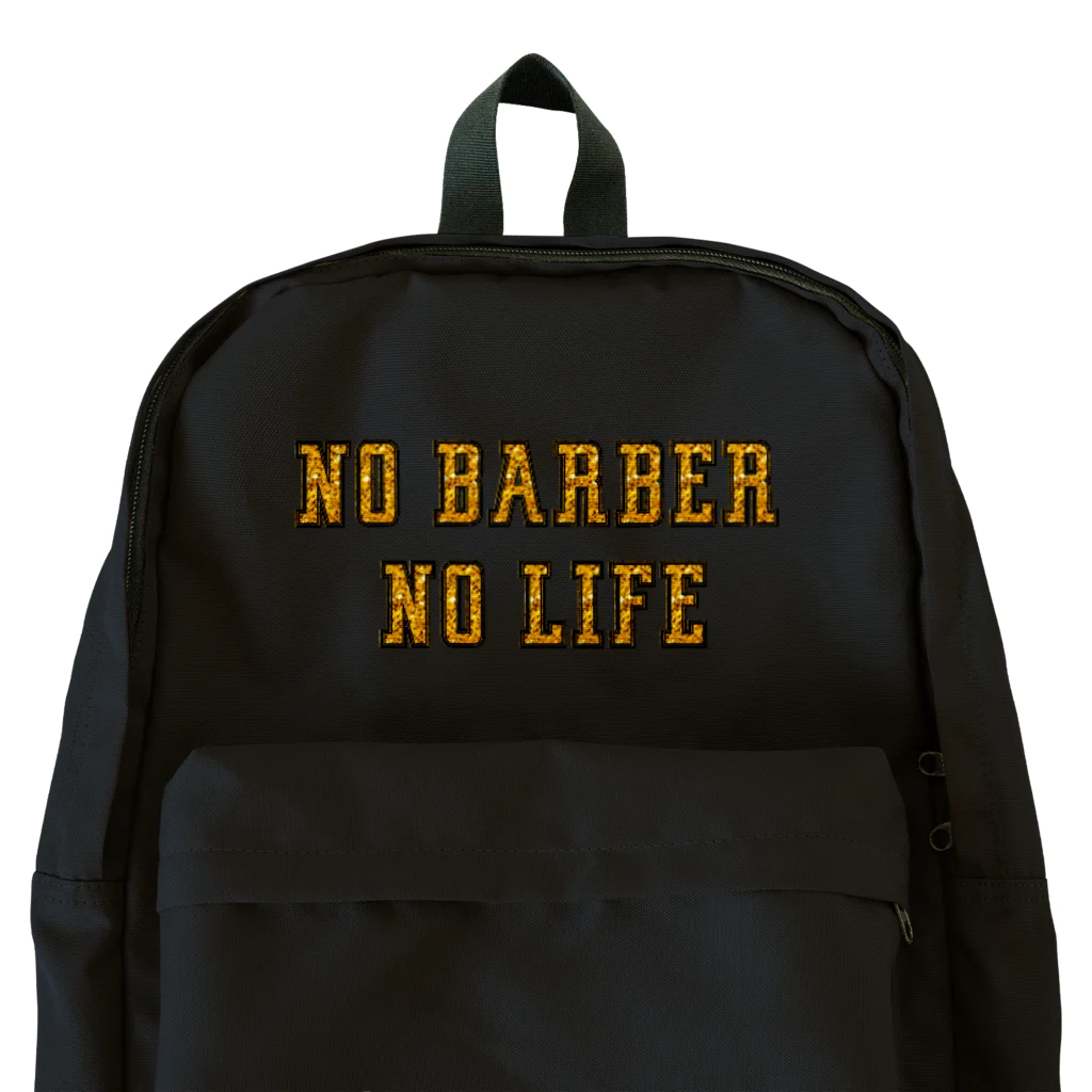 YUKKY'SBARBERSHOPのNO BARBER,NO LIFE リュック