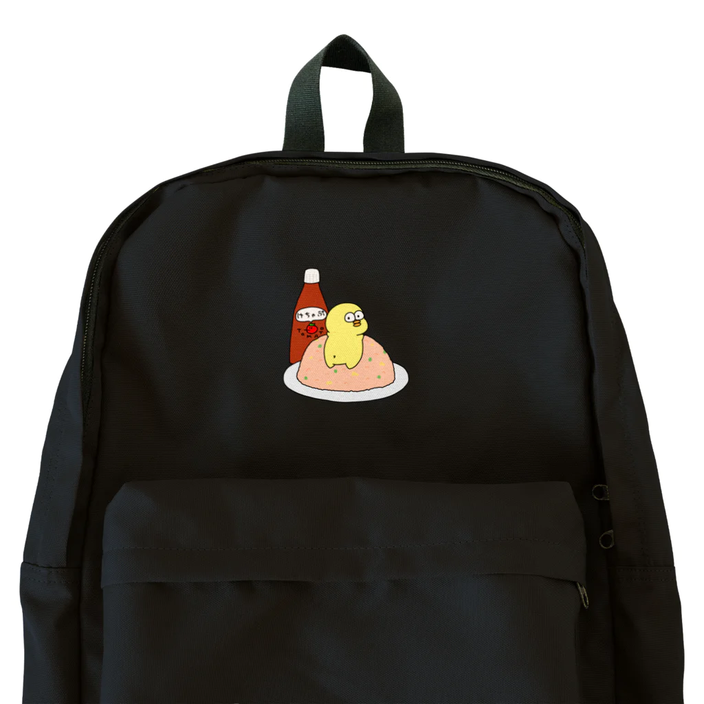 おばけのオムライスにされるひよこさん Backpack