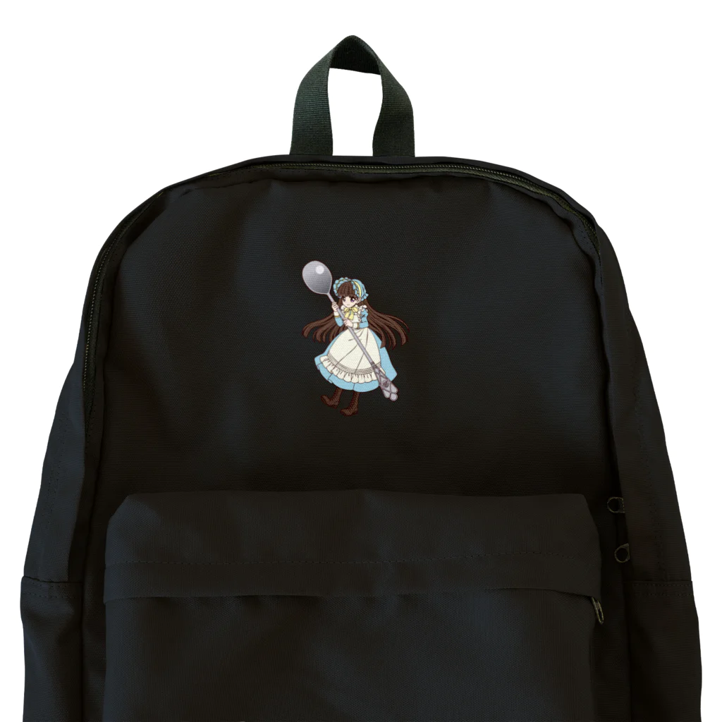 オペラのティースプーンを持った小さな女の子7 Backpack