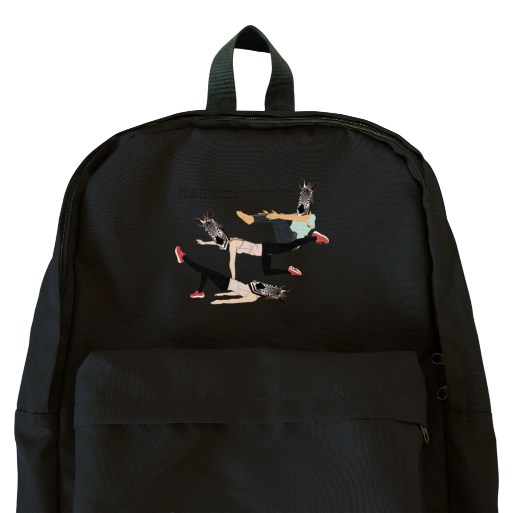 Drecome_Designのピラティス・シマウマ Backpack