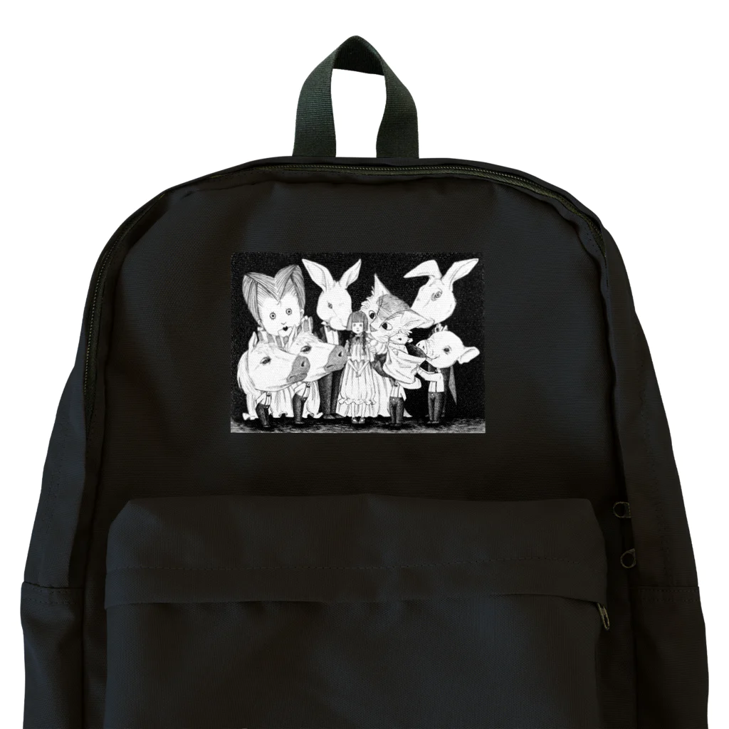 アトリエ夢遊病のbackpack (black) リュック