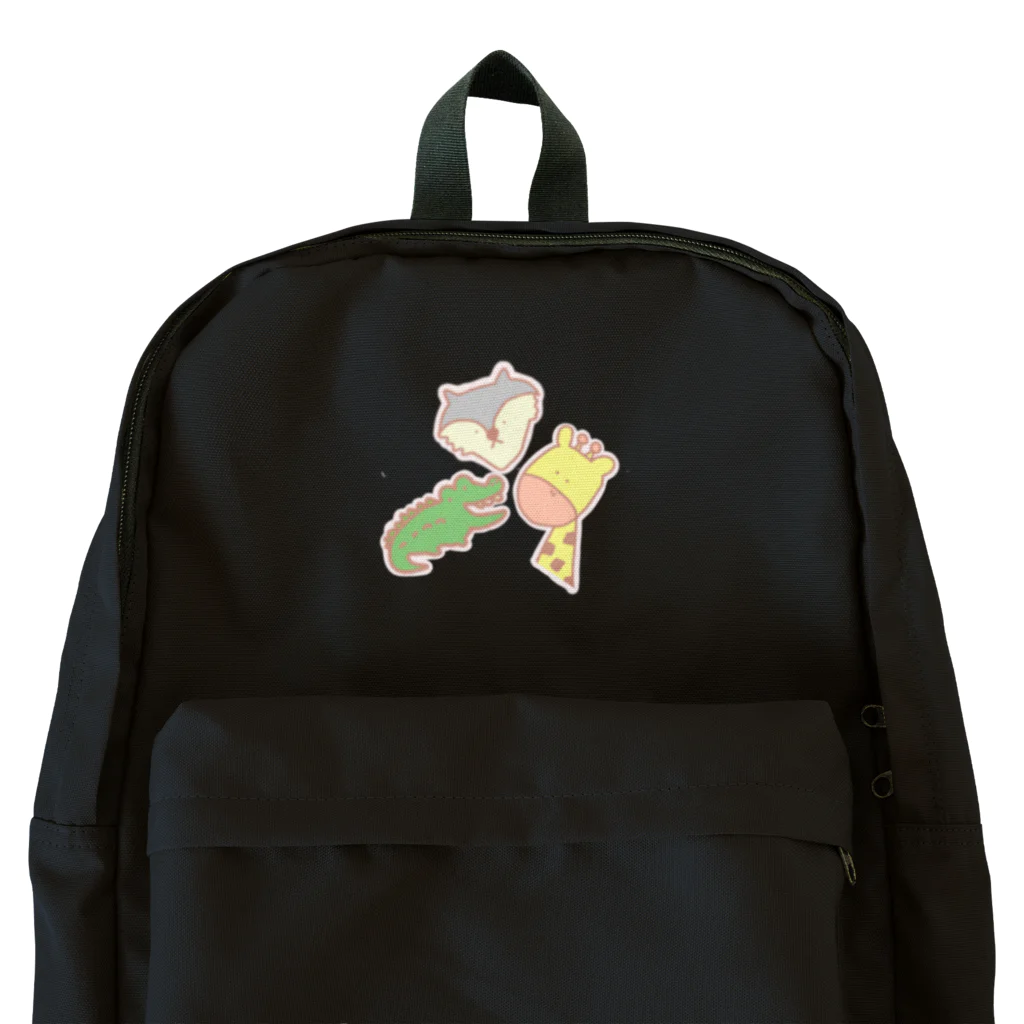 chikoショップのわに おおかみ きりん Backpack